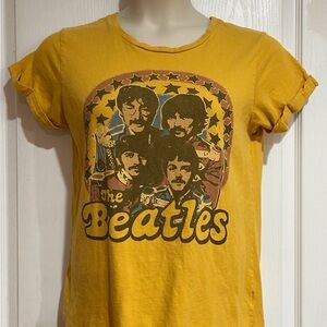 Vintage Yellow Beatles Graphic Tee